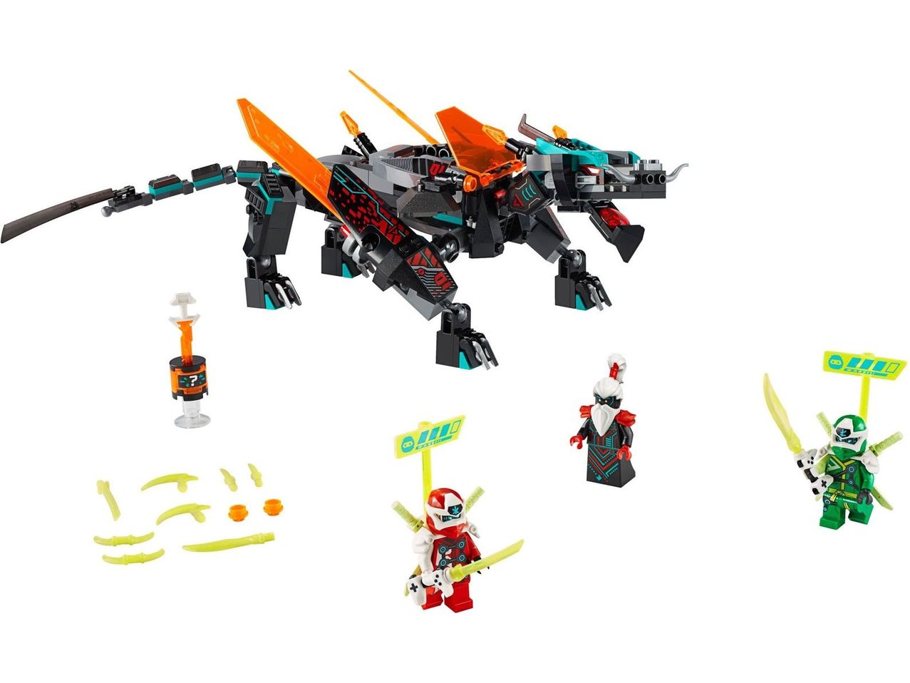 LEGO® NINJAGO® 71713 Schwarzer Tempeldrache
