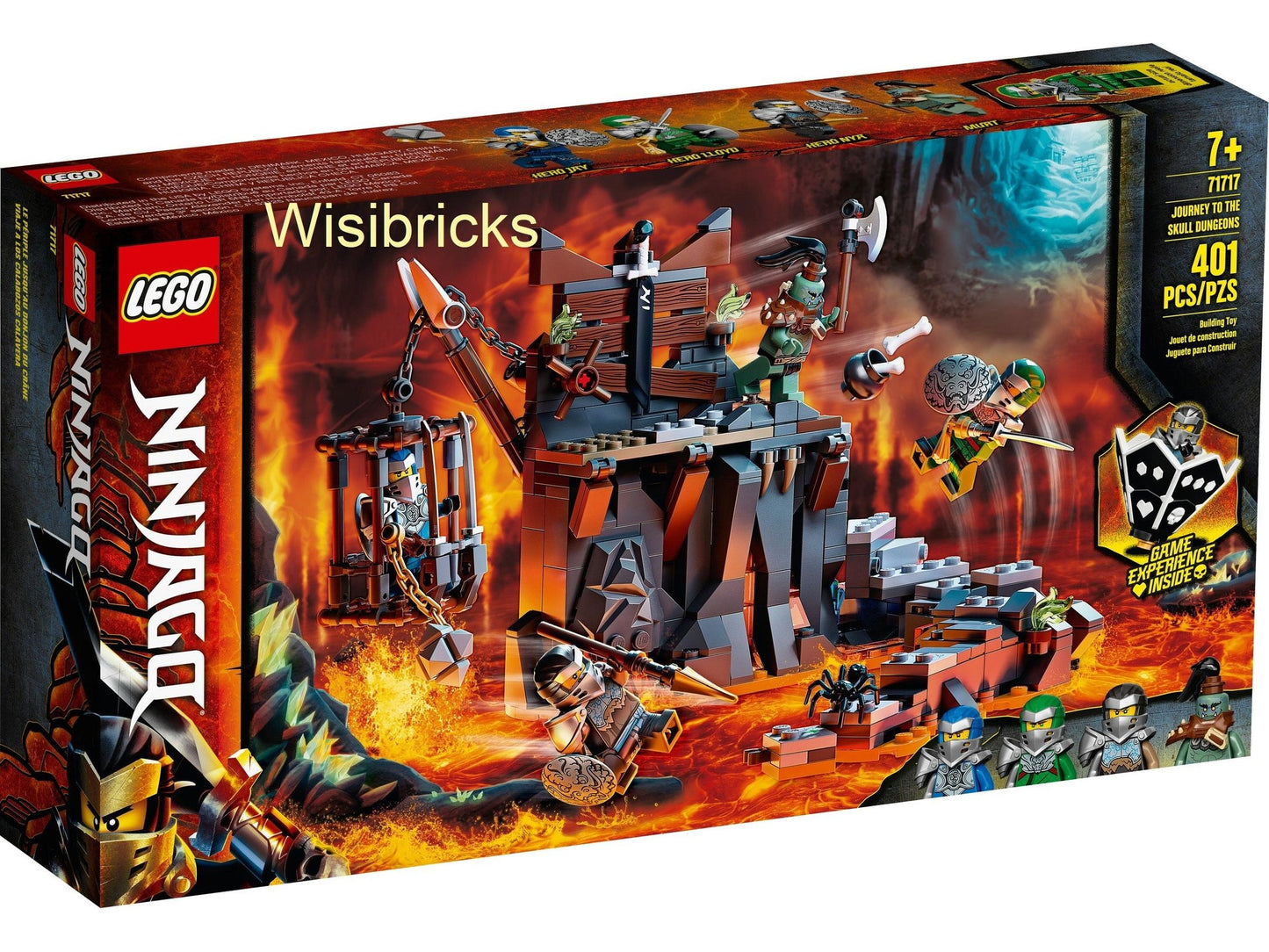 LEGO® NINJAGO® 71717 Reise zu den Totenkopfverliesen - Box