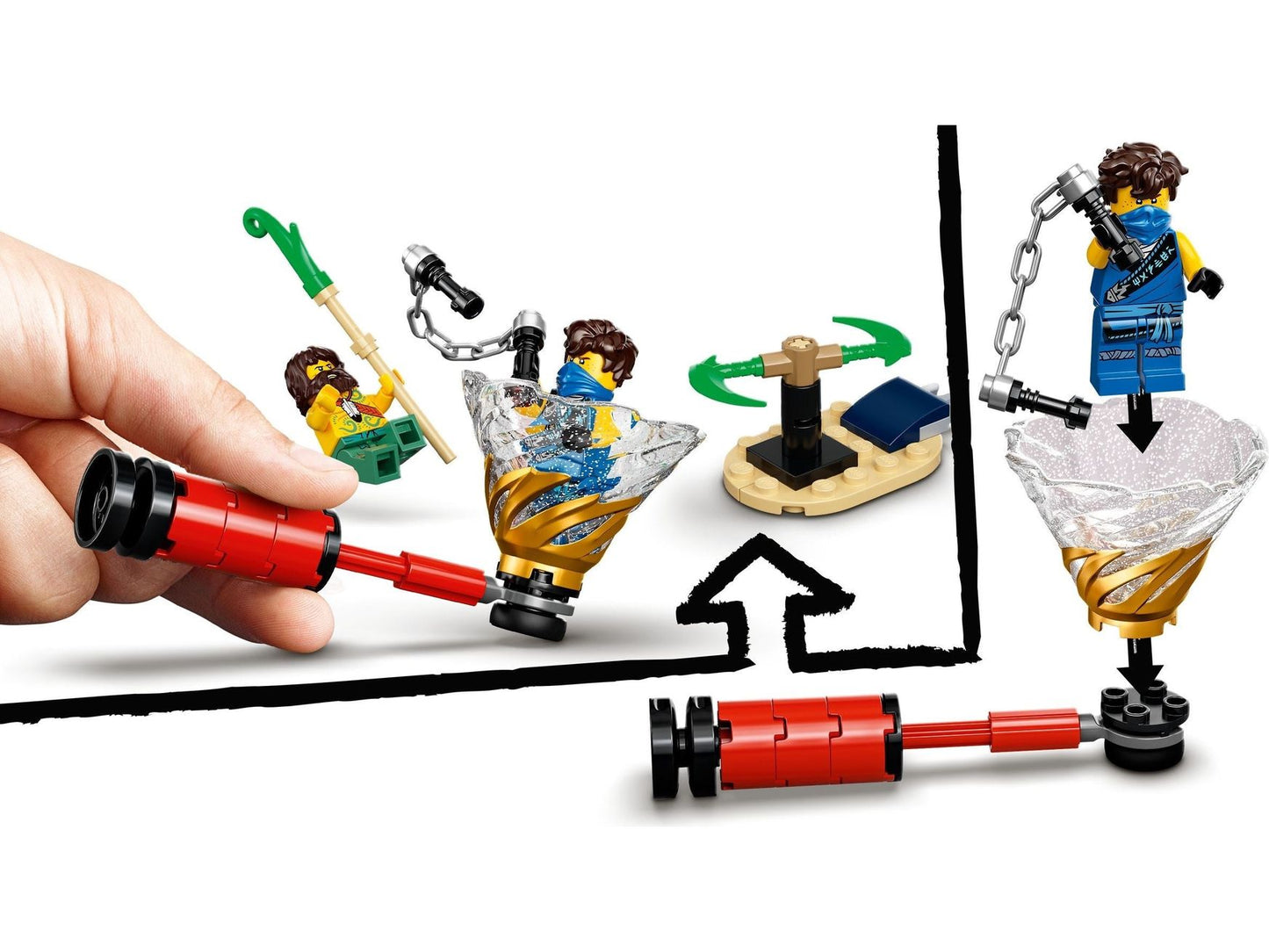 LEGO® NINJAGO® 71735 Turnier der Elemente