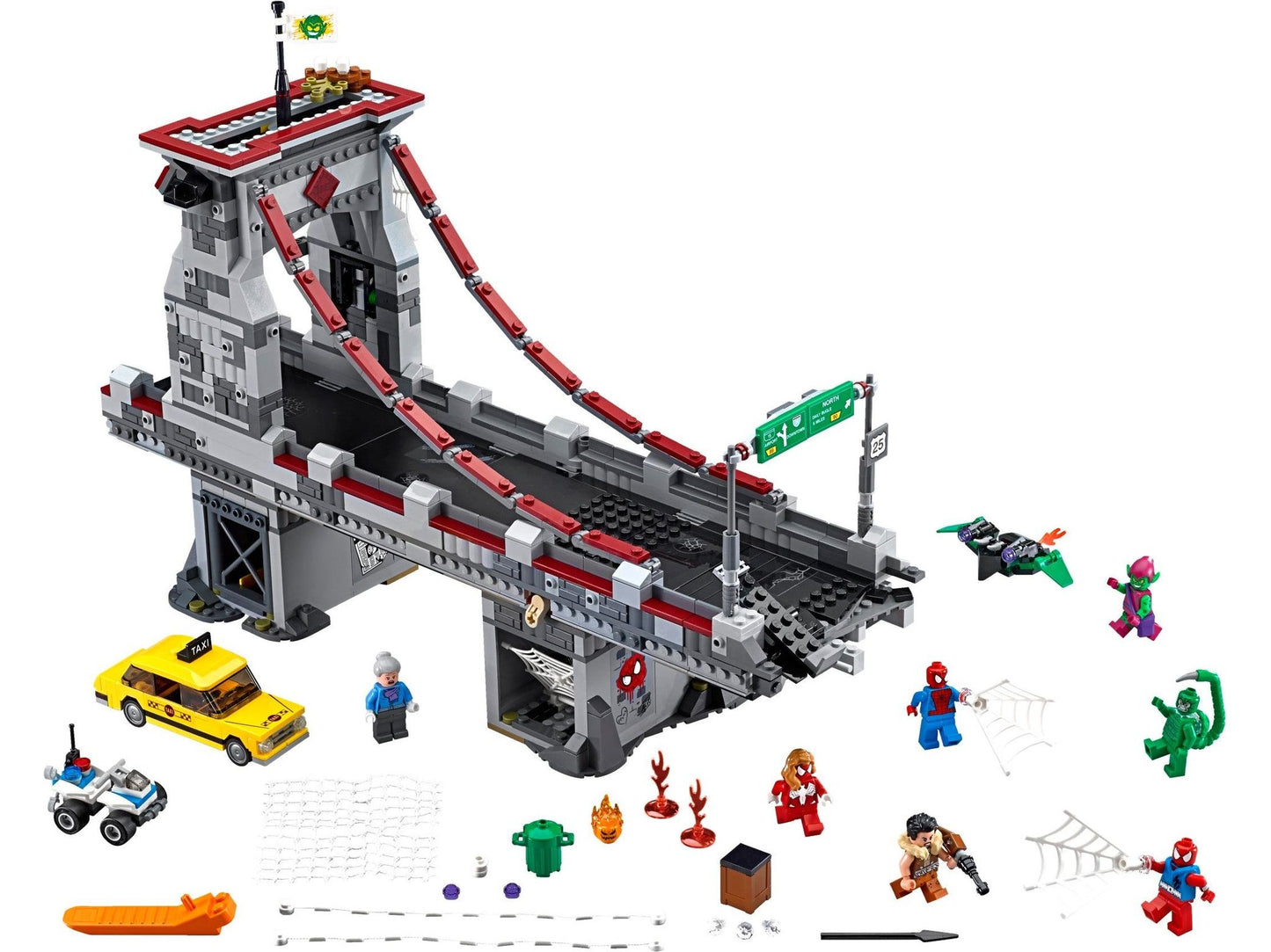 LEGO® Marvel 76057 Ultimatives Brückenduell der Web-Warriors