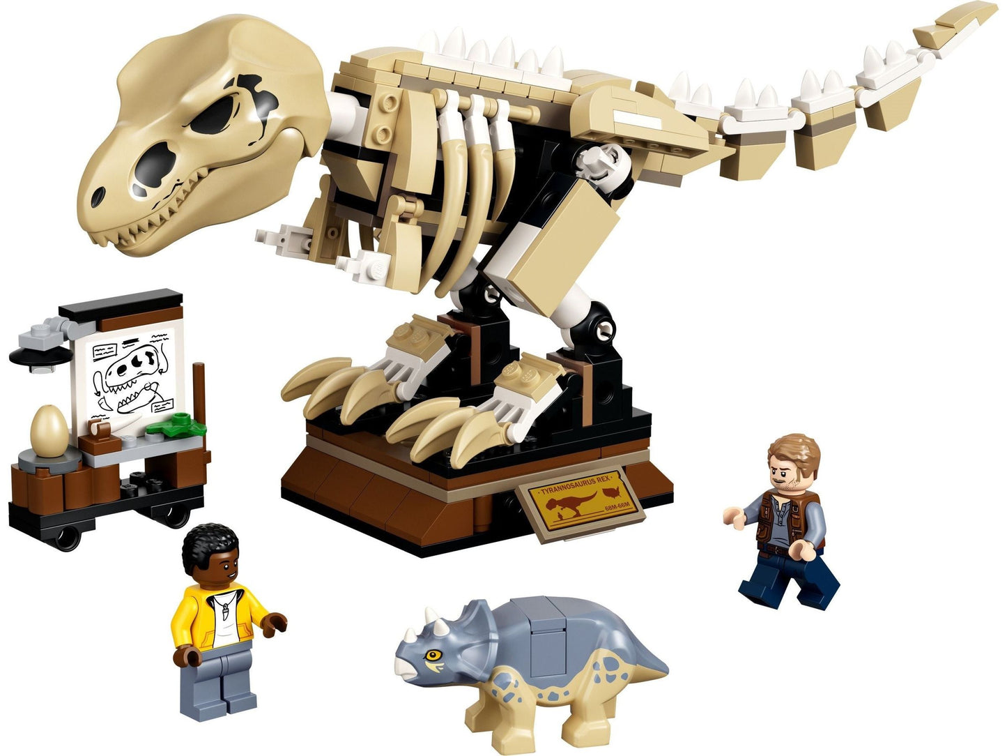 LEGO® Jurassic World™ 76940 T. Rex-Skelett in der Fossilienausstellung