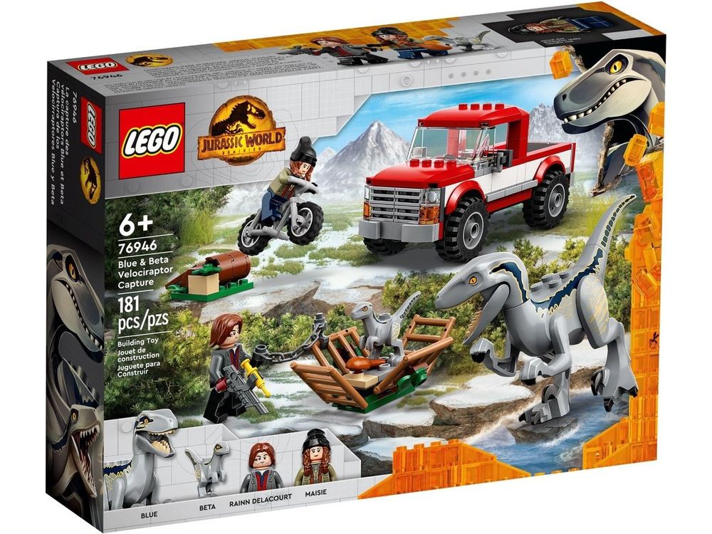 LEGO® Jurassic World™ 76946 Blue & Beta in der Velociraptor-Falle - Box