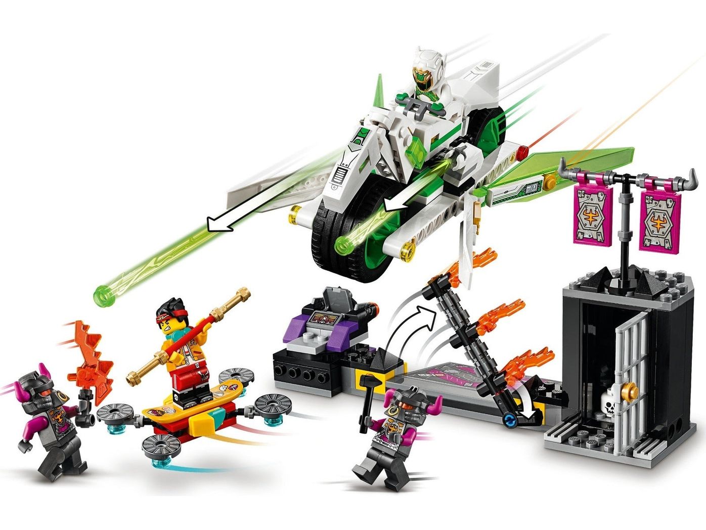 LEGO® Monkie Kid™ 80006 Bike des weißen Drachenpferds
