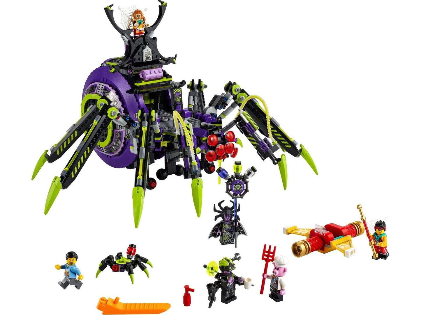LEGO® Monkie Kid™ 80022 Hauptquartier der Spider Queen