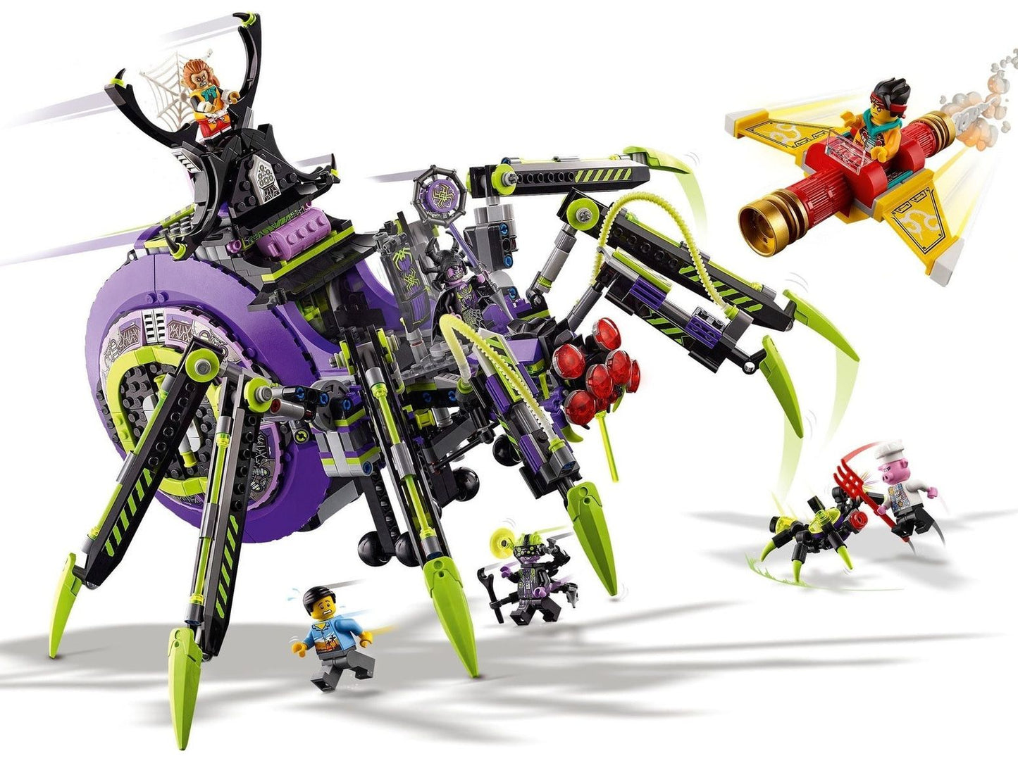 LEGO® Monkie Kid™ 80022 Hauptquartier der Spider Queen