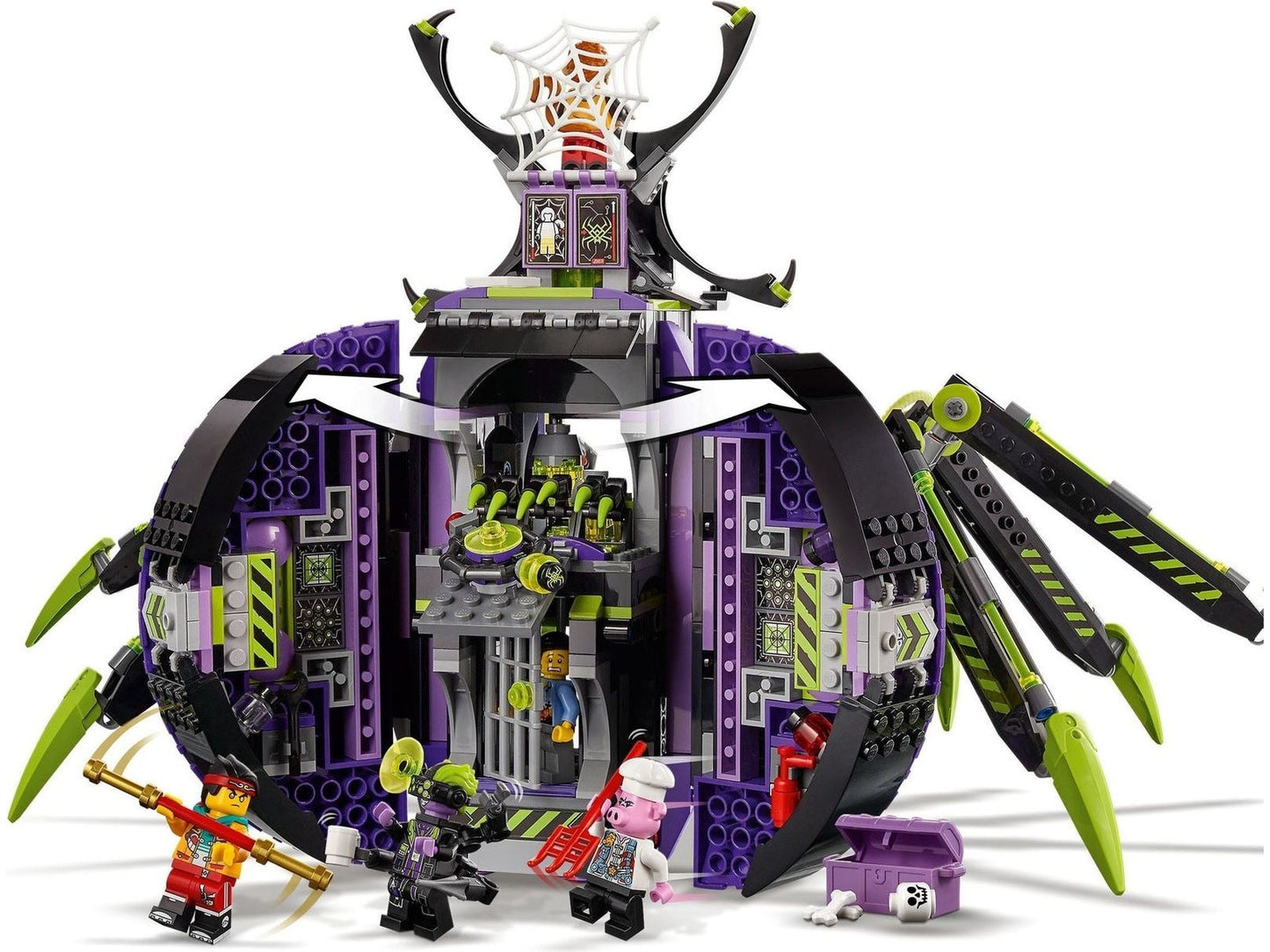 LEGO® Monkie Kid™ 80022 Hauptquartier der Spider Queen