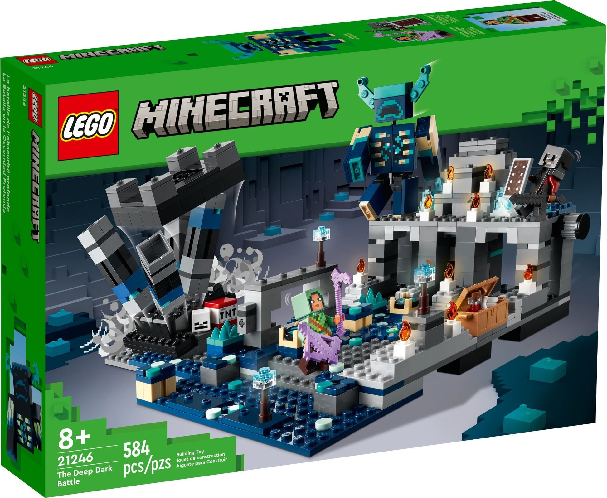 LEGO® Minecraft™ 21246 Die Schlacht in den Tiefen - Box