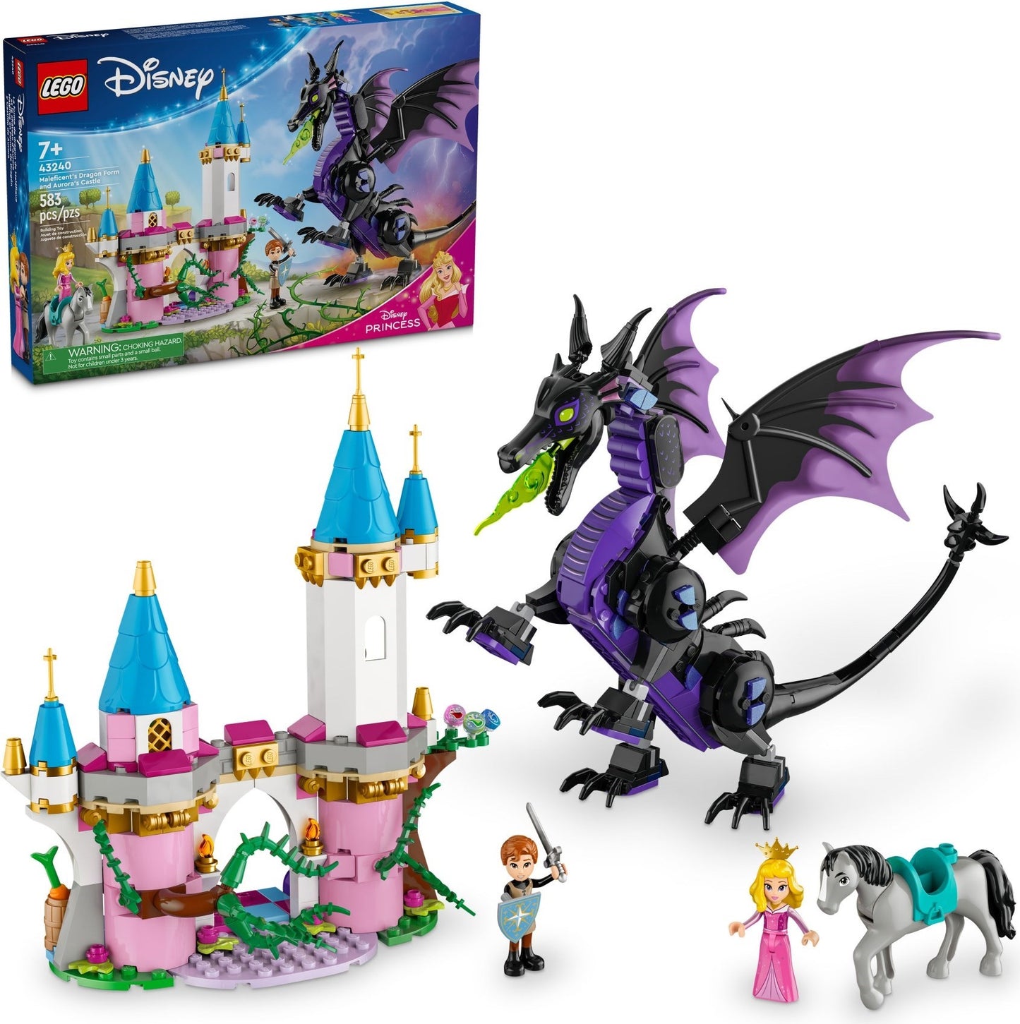 LEGO® Disney 43240 – Maleficent’s Dragon Form and Aurora’s Castle