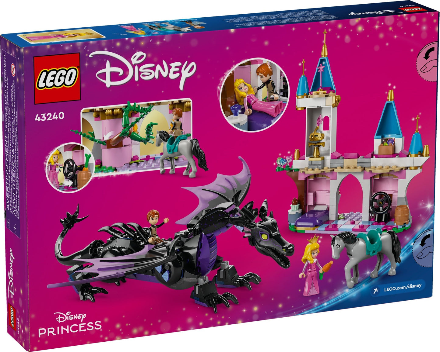 LEGO® Disney 43240 – Maleficent’s Dragon Form and Aurora’s Castle