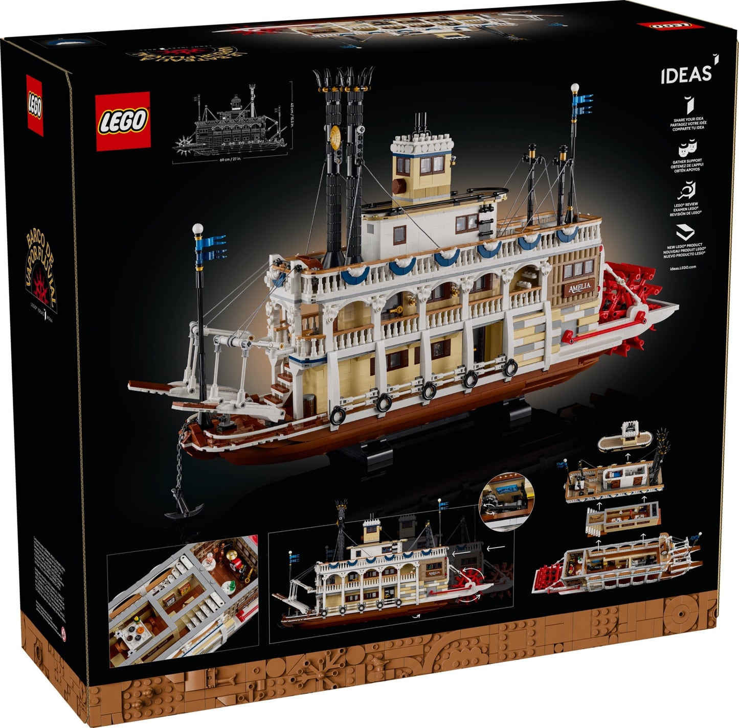 LEGO® Ideas 21356 – River Steamboat