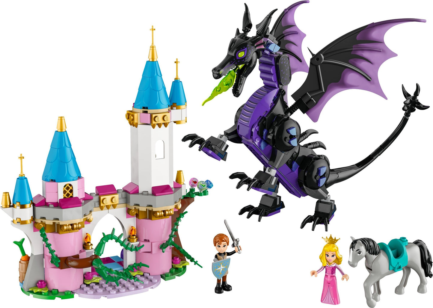 LEGO® Disney 43240 – Maleficent’s Dragon Form and Aurora’s Castle