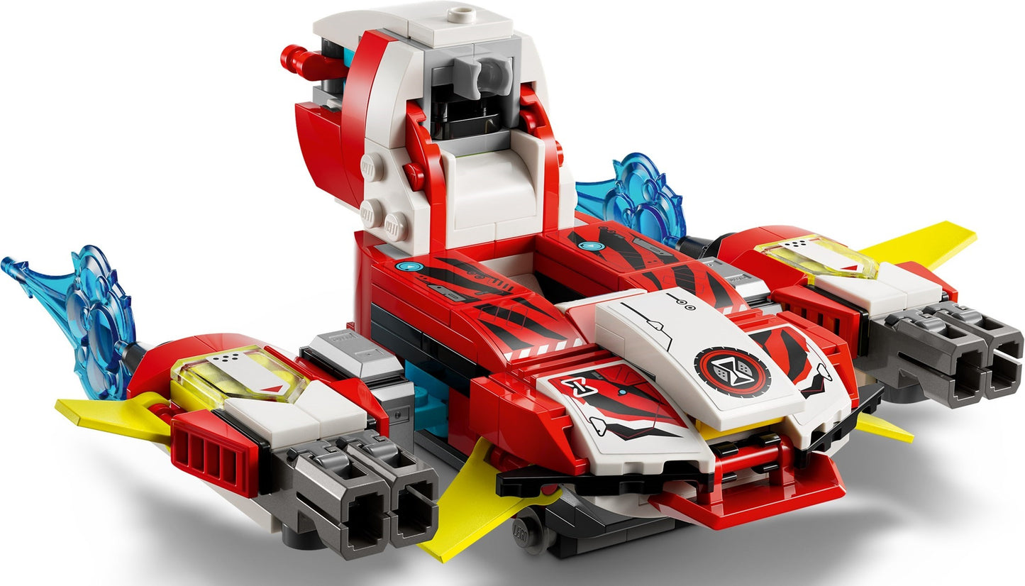 LEGO® DREAMZzz™ 71497 – Cooper’s Tiger Mech & Zero’s Hot Rod Car