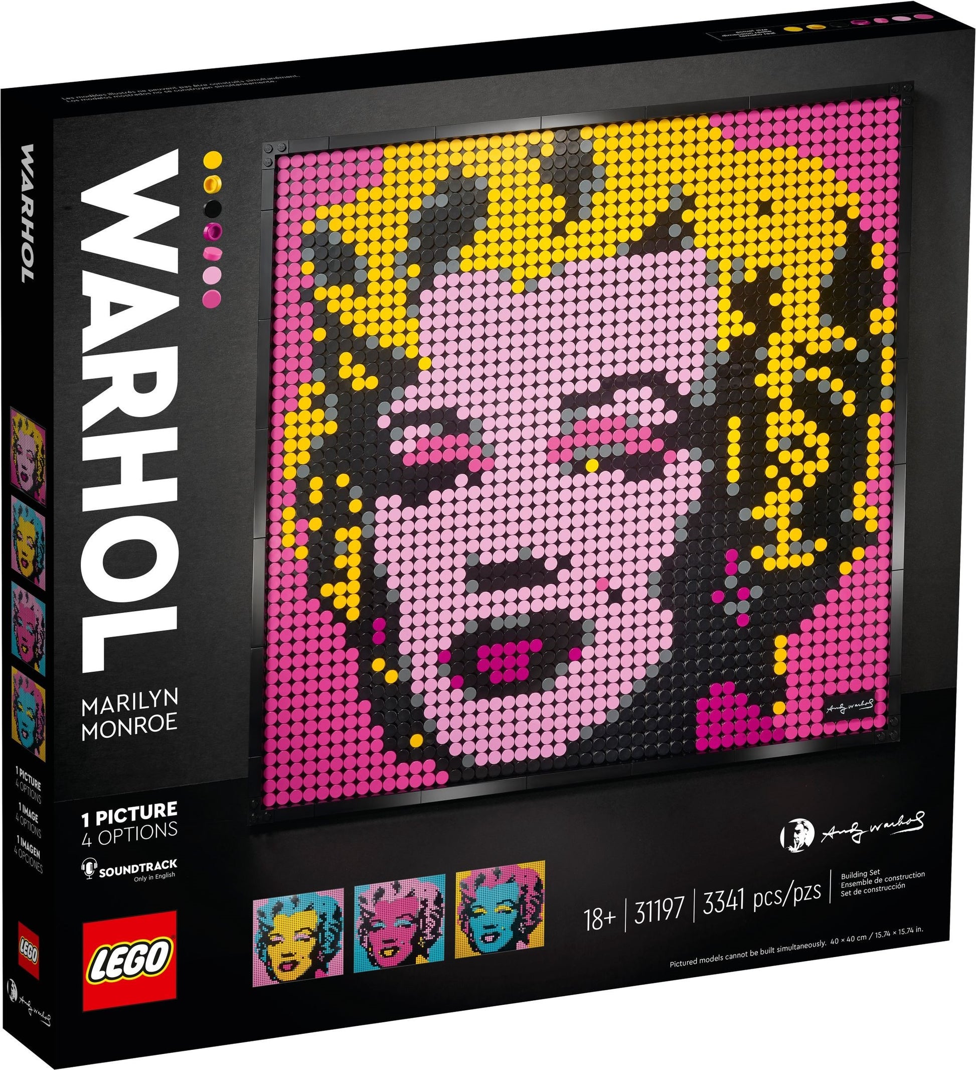 LEGO® Art 31197 Andy Warhol's Marilyn Monroe - Box