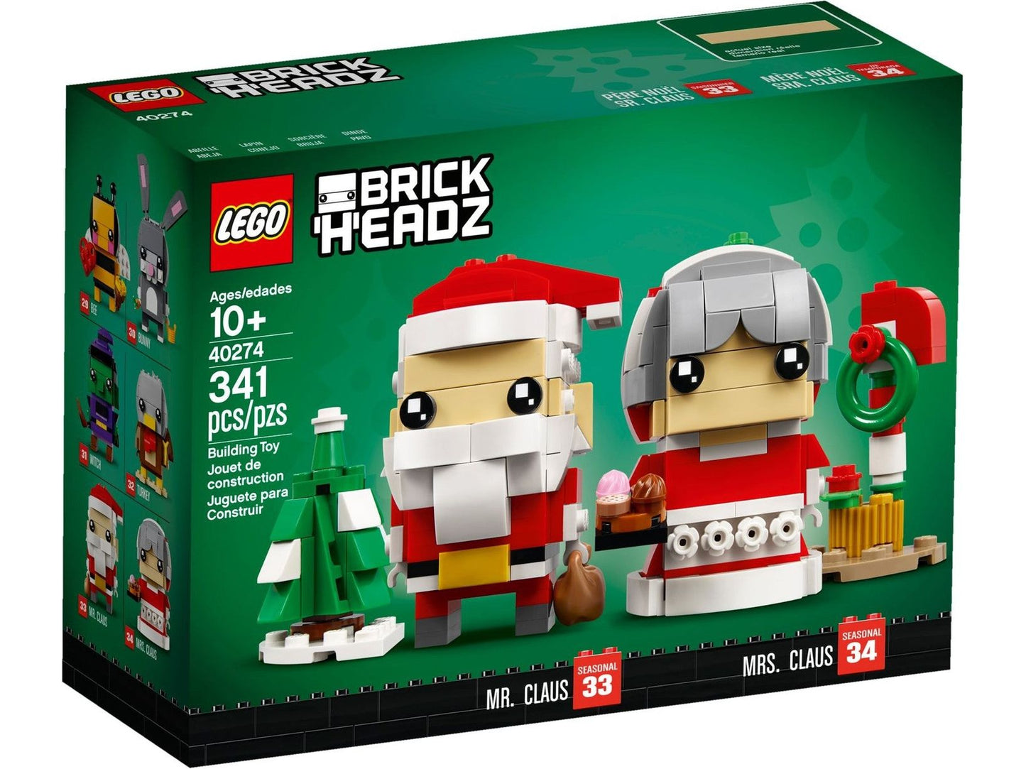 LEGO® BrickHeadz 40274 Herr und Frau Klaus - Box