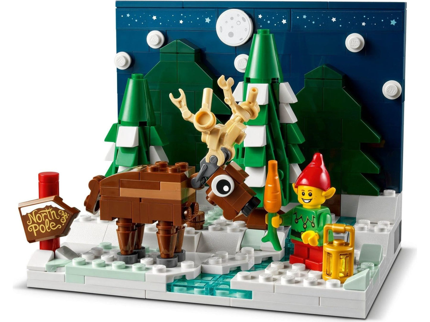 LEGO® 40484 Vorgarten des Weihnachtsmanns