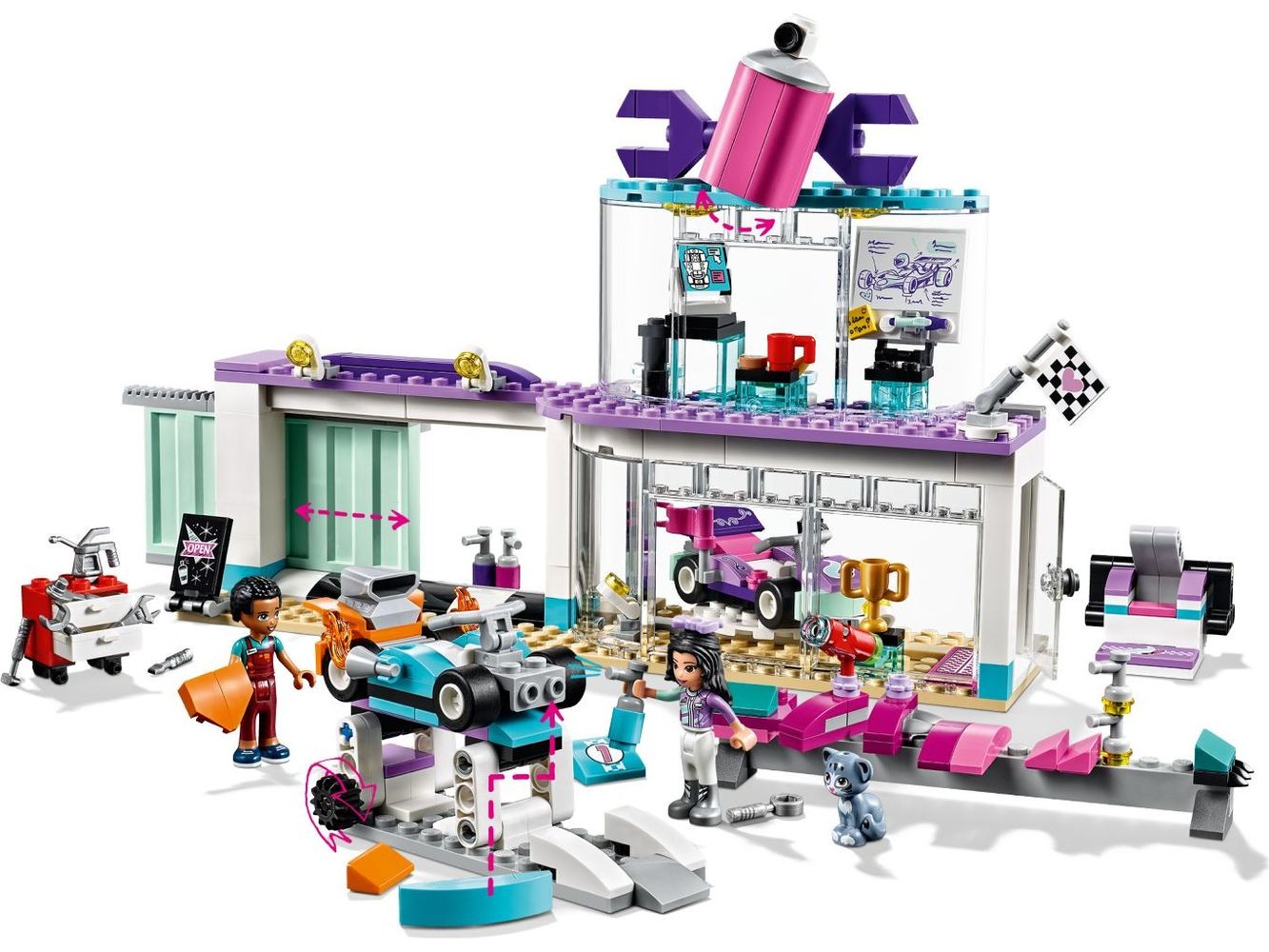 LEGO® Friends 41351 Tuning Werkstatt