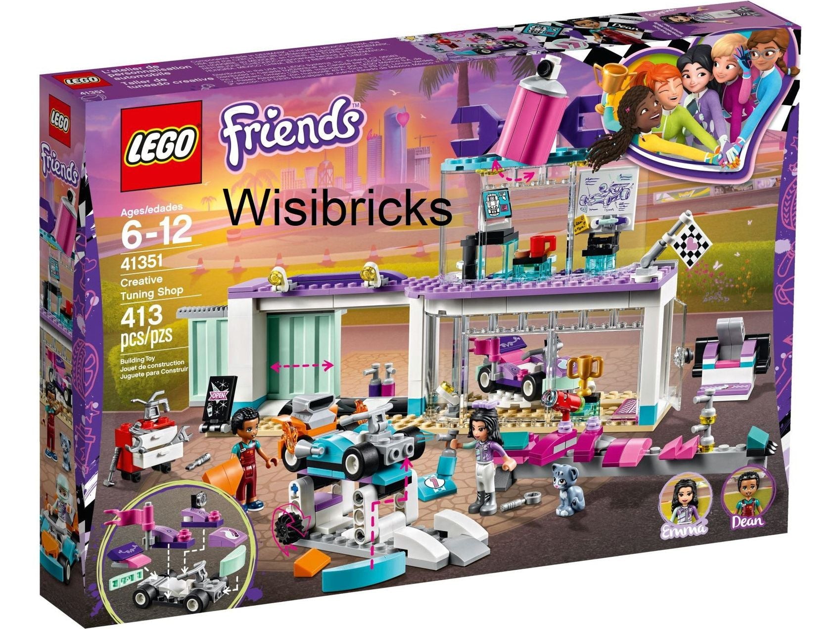 LEGO® Friends 41351 Tuning Werkstatt - Box