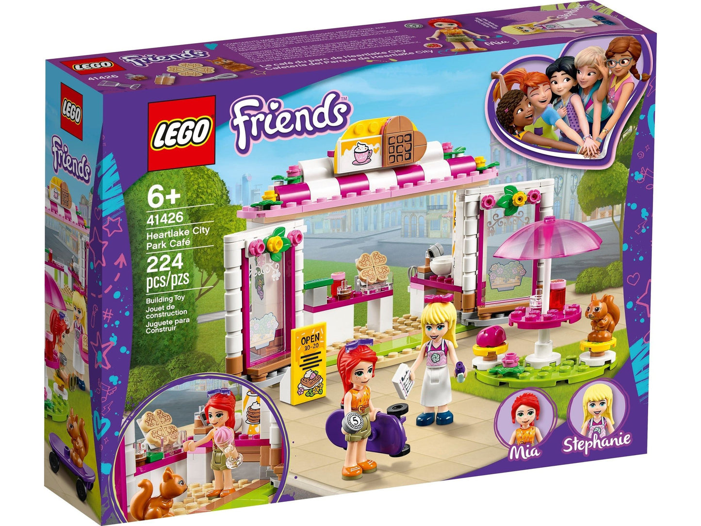 LEGO® Friends 41426 Heartlake City Waffelhaus - Box