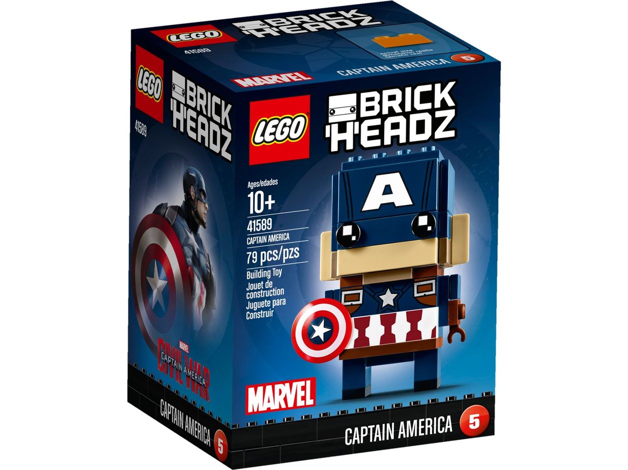 LEGO® BrickHeadz 41589 Captain America - Box