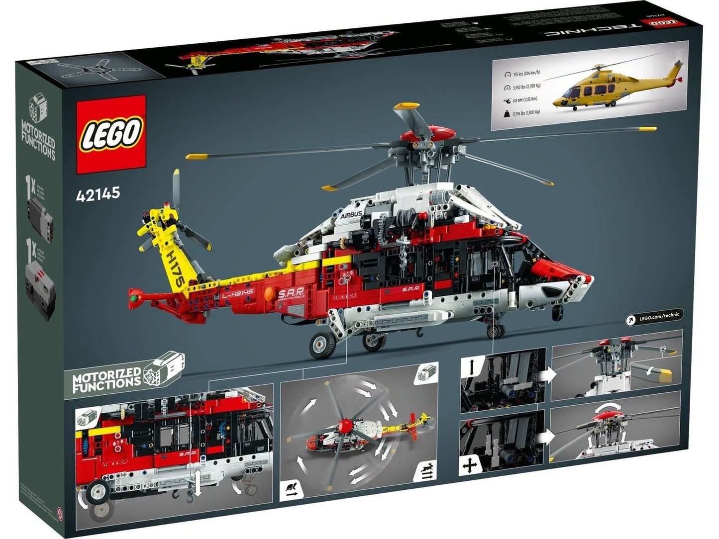 LEGO® Technic 42145 Airbus H175 Rettungshubschrauber