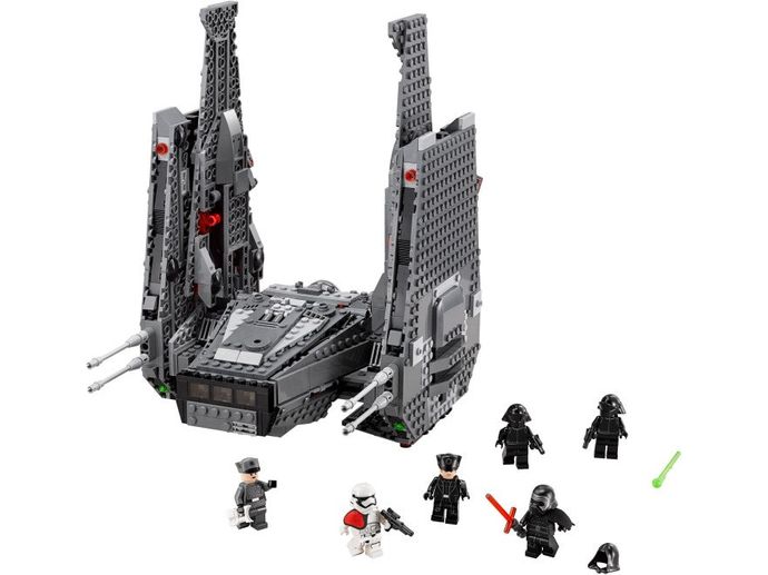 Kylo Ren's Command Shuttle 75104 - NEU+OVP!, mit Lagerspuren.(zum aufbauen gedacht)