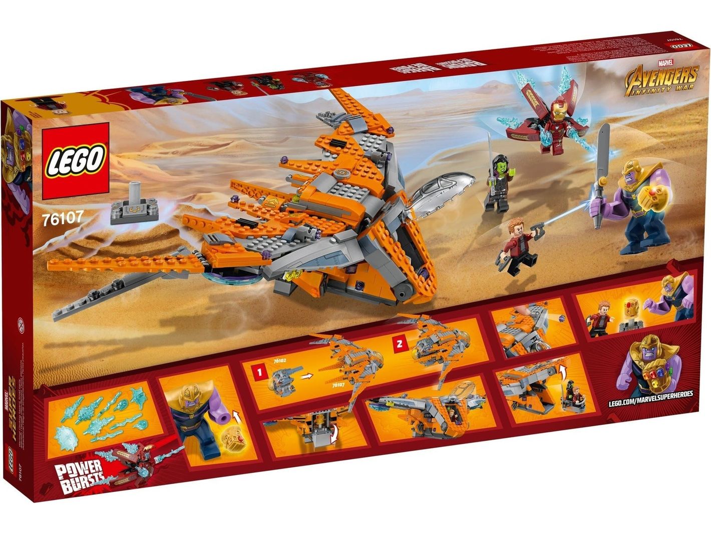 LEGO® Marvel 76107 Thanos – Ultimativer Kampf